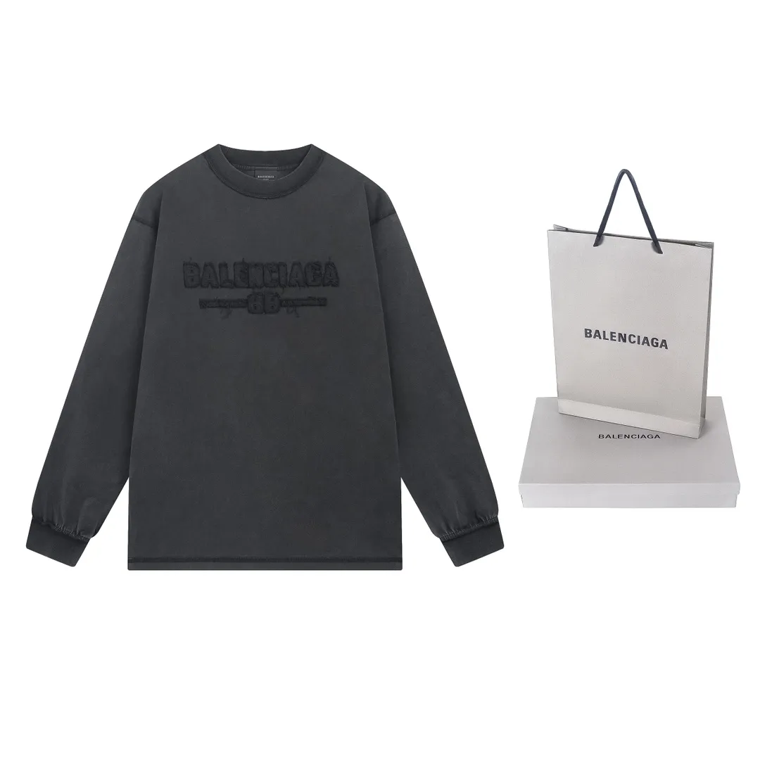【 . Quality】BALENCI*GA/ #2025New Arrival LOGO T ， ， ， ZP 、 260 ， . ， 。 。Classic LOGO 。 。 , OS . Same Style ：BL 255075 ： Size：XS S M L